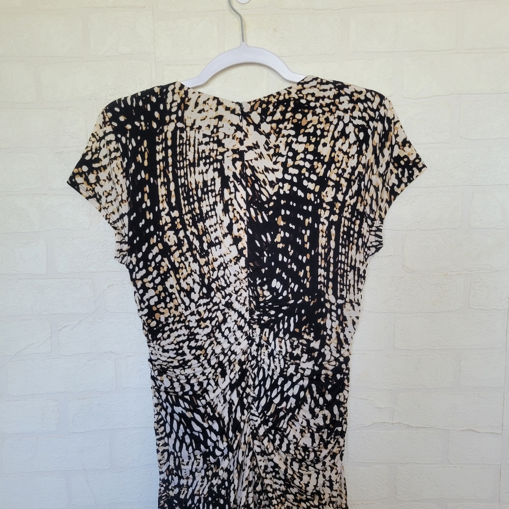 Cache Ruched Studded Cutout Dress - Picture 4 of 8